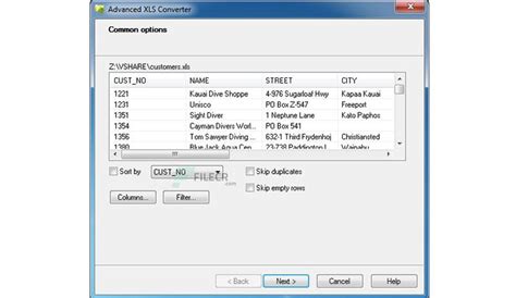 Advanced XLS Converter 