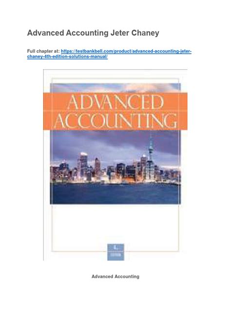 Advanced accounting jeter chaney 4th edition solutions manual. - 2007 mercury 115 four stroke service manual.