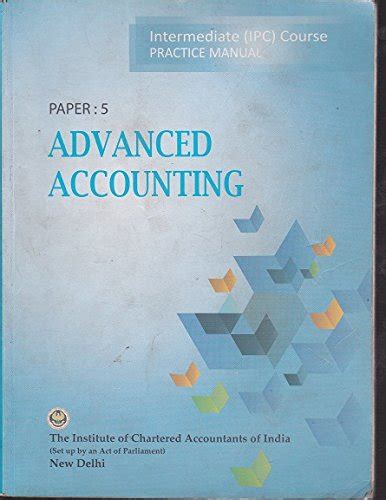 Advanced accounting practice manual ipcc of icai. - Denon avr 1706 av receiver owners manual.