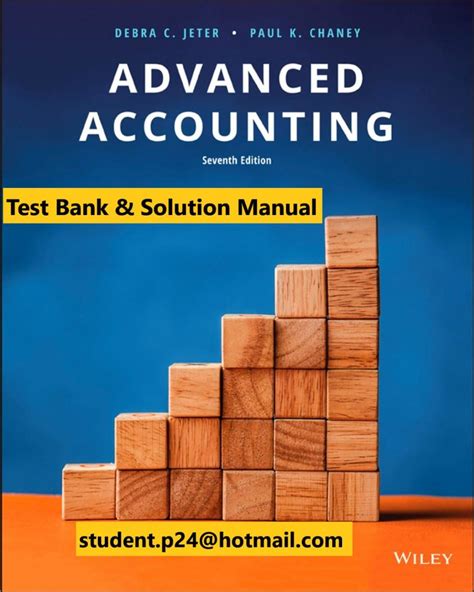Advanced accounting solutions manual jeter chaney. - Flight planning and performance manual b737.