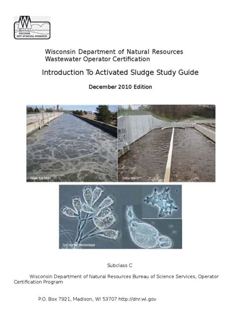 Advanced activated sludge study guide wisconsin department. - Organic chemistry student solutions manual 8th mcmurry.