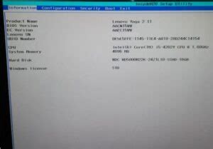 Advanced bios lenovo ideapad.  4.  Since each manufacturer does this a litt...