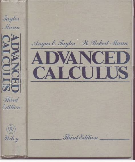 Advanced calculus 3ed taylor solution manual. - Leo tolstoĭ und seine bedeutung für unsere kultur.
