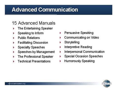 Advanced communication manual speaking to inform. - Collaboration handbook creating sustaining and enjoying the journey.