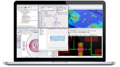 Advanced design system.  The Advanced Design System (ADS) simulation setup shown in Fig...