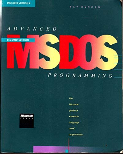 Advanced m s dos programming the microsoft guide for assembly language and c programmers. - Dinli dl 801 atv service reparaturanleitung.