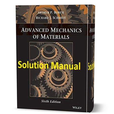 Advanced mechanics of materials boresi schmidt solutions manual. - A guide for using the cricket in times square in.
