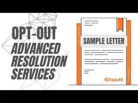 Advanced resolution services opt out. Things To Know About Advanced resolution services opt out. 