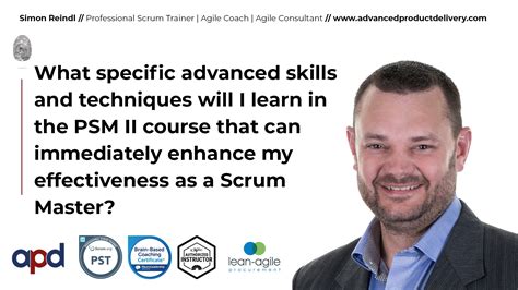 Advanced skills and techniques in