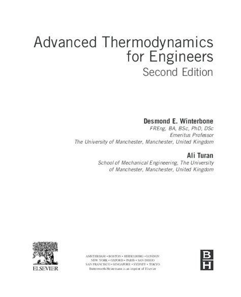 Advanced thermodynamics for engineers winterbone solution manual. - Zmiany społeczne a zmiany w prawie.