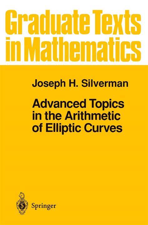 Advanced topics in the arithmetic of elliptic curves pdf.  In the introduction...