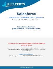 Advanced-Administrator PDF Demo