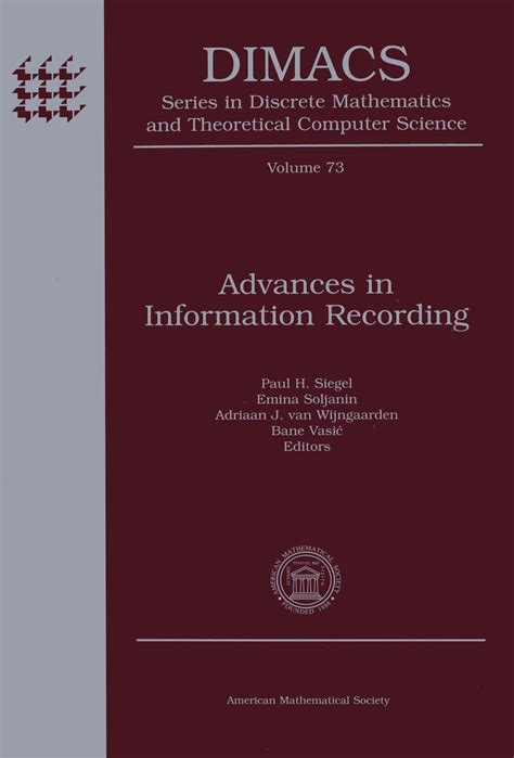 Advances In Information Recording