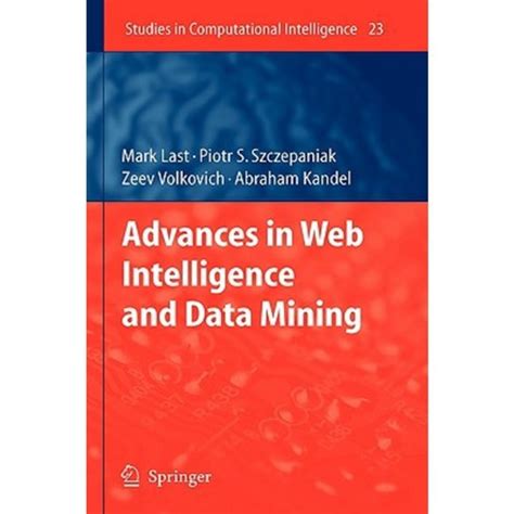 Advances In Web Intelligence And Data Mining