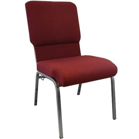 Advantage Maroon Church Chairs 18.5 in. Wide