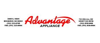 Advantage appliance bismarck north dakota. Advantage Appliance is a family owned Appliances store located in Bismarck, ND. We offer the best in home Appliances at discount prices. 
