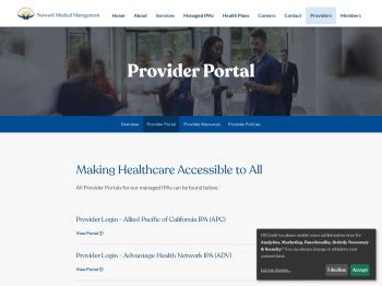 Advantage care ipa provider portal. Providers | Brand New Day HMO. Register for Availity. If you currently submit authorizations through Aerial Care, please note we are moving to a new authorization … 