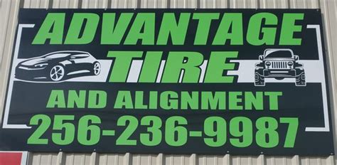 5750 AL Highway 202 Anniston, AL 36201. Home; Shop For Tires. Car, Truck & SUV Tires; Tire Brands. ... Contact Advantage Tire and Alignment. Contact Us.