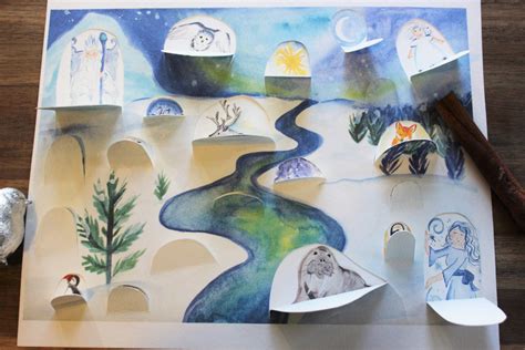 Advent Calendar Arctic Solstice PRINT by HearthMagic on Etsy https