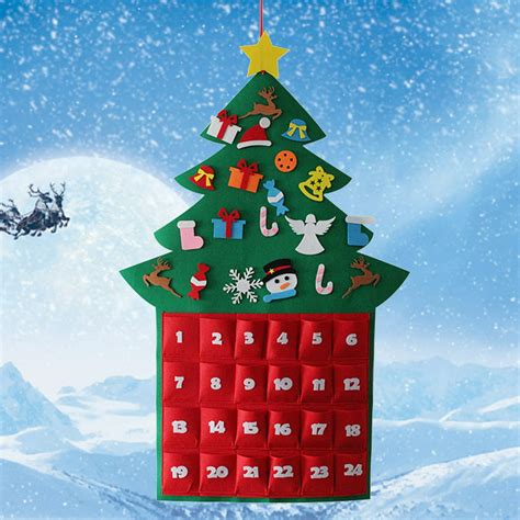 Advent Calendar Felt Christmas Tree