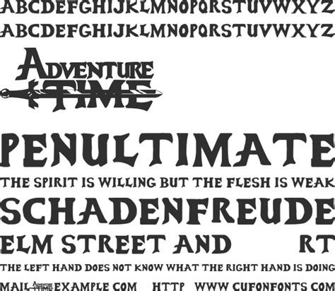Adventure Time Font Free Download