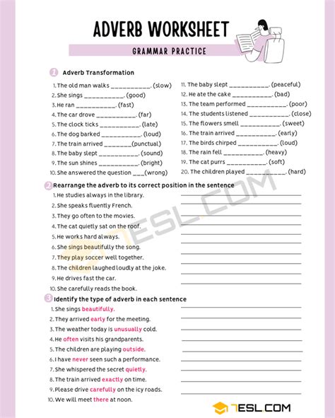 Adverbs Exercises For Class 6 Icse SHOTWERK