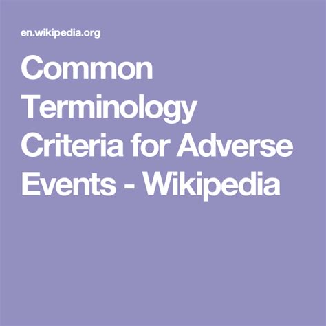 Adverse event - Wikipedia