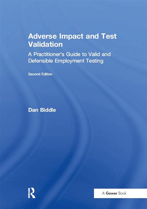 Adverse impact and test validation a practitioners guide to valid and defensible employment testing. - Notary public guidebook for north carolina.