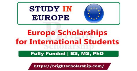 Advertisement EU Scholarships