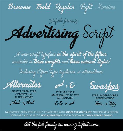 Advertising Script font font