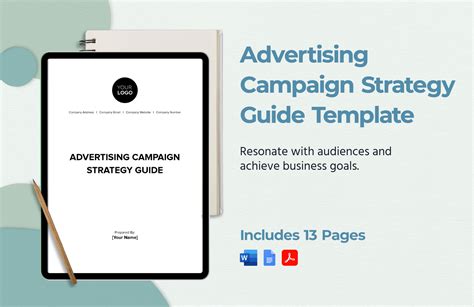 Advertising Strategy Template