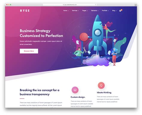 Advertising Website Template