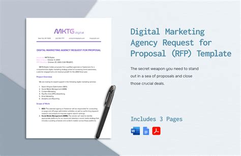 Advertising rfp template.  Download our free Digital Marketing RFP Templa...