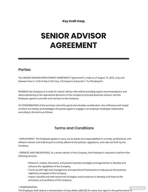 Advisory Agreement Alt