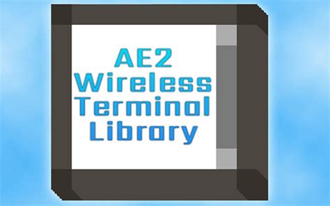 Ae2 wireless terminal. Things To Know About Ae2 wireless terminal. 