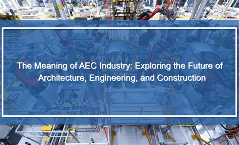 Aec engineering.  It represents the three interconnected disciplines that work togethe...