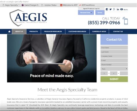 Aegis Insurance Agent Login