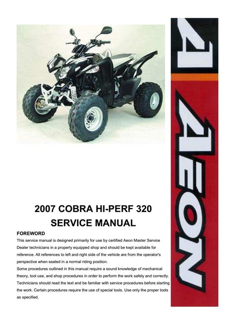 Aeon cobra 320 manuale di servizio. - Projektmanager guide von professor martin flank pmp.