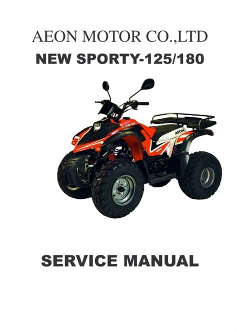 Aeon new sporty 125 180 atv workshop service repair manual. - Takeuchi tl240 crawler loader parts manual sn 224000001 and up.