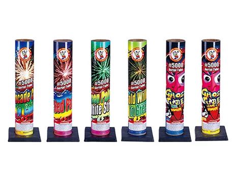 Aerial Tubes & Finale Racks Multicolored Aerial Fireworks