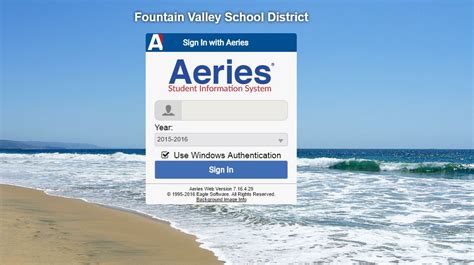 Aeries fountain valley. Your browser version is not fully supported, or your browser has Compatibility View turned on. For the best experience please use a modern browser with compatibility ... 
