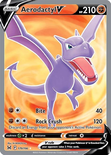 643 listings on TCGplayer for Aerodactyl V - Pokemon ... 10/17/23 LP Holofoil Lightly Played Holofoil 1 $0.52; View sales history . Market Price History .. 