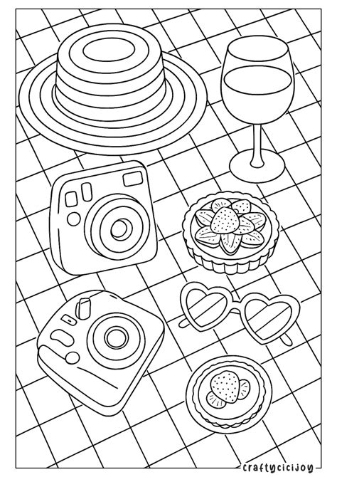Aesthetic Coloring Pages To Prin