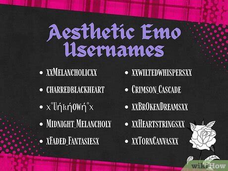 Aesthetic emo usernames.  Find and save ideas about aesthetic emo usernames on Pinter...