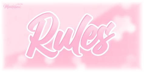 rules template: ˖° ⊱ 01: ⋮ 01: rule one┆ ∿ #1