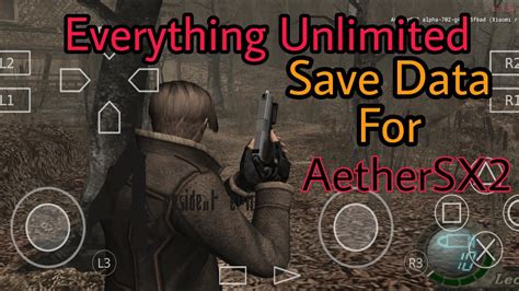 Aether SX2 Resident Evil 4 All Cheat Codes Save Data Everything