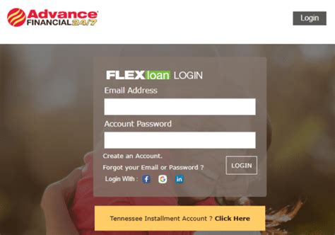 Af247 flex login. 3 days ago · FLEX Loans are a great alternative to payday loans and title loans. You apply just once, then can get cash at any time (up to your credit limit) and pay it back at your own pace with conveniently scheduled payments aligned with your payday. Apply online now OR start your application online and finish it at the Oak Ridge store located at 214 S ... 