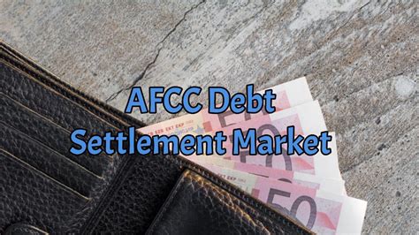 Nov 7, 2023 · Short Description of AFCC Debt Settlement Market: The global AFCC Debt Settlement market size was valued at USD 311.95 Million in 2022 and will reach USD 420.92 Million in 2028, with a CAGR of 5. ... . 