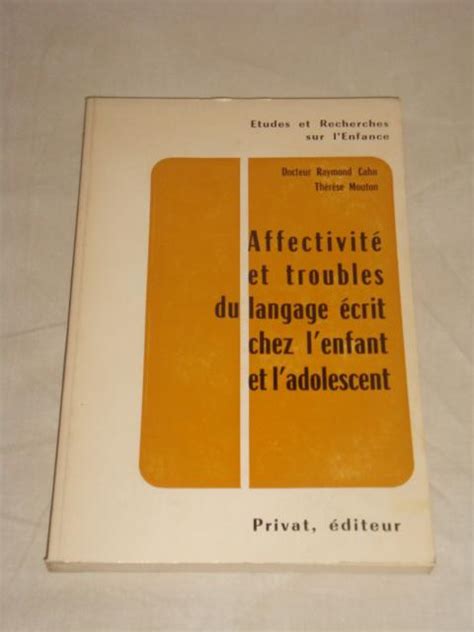 Affectivite et troubles du langage ecrit chez l'enfant et l'adolescent. - Suzuki gsx750f 1987 1989 manuale di riparazione di servizio.