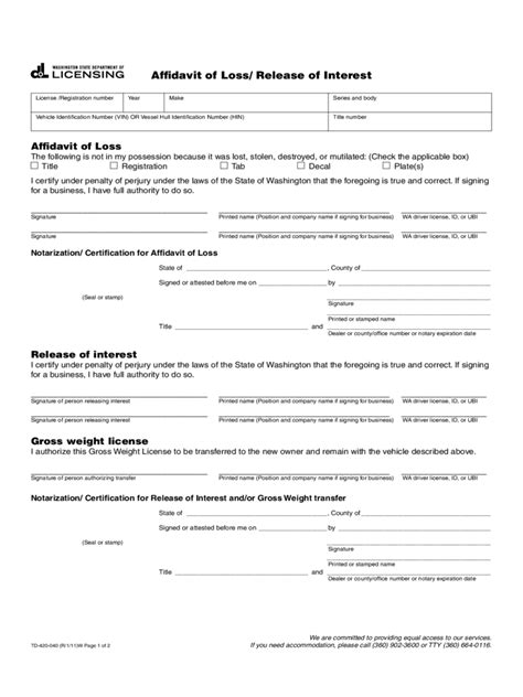 Affidavit Of Loss FREE 42+ Affidavit Forms in PDF That i am